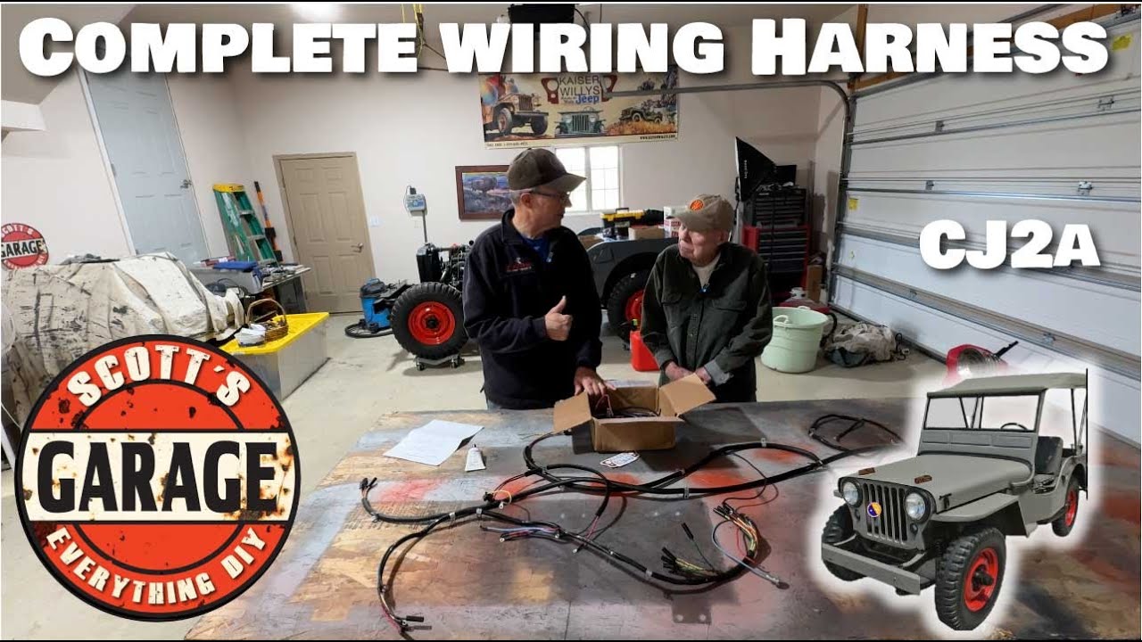 1946 Willys CJ2A Wiring Harness Unboxing and Overview #kaiserwillys