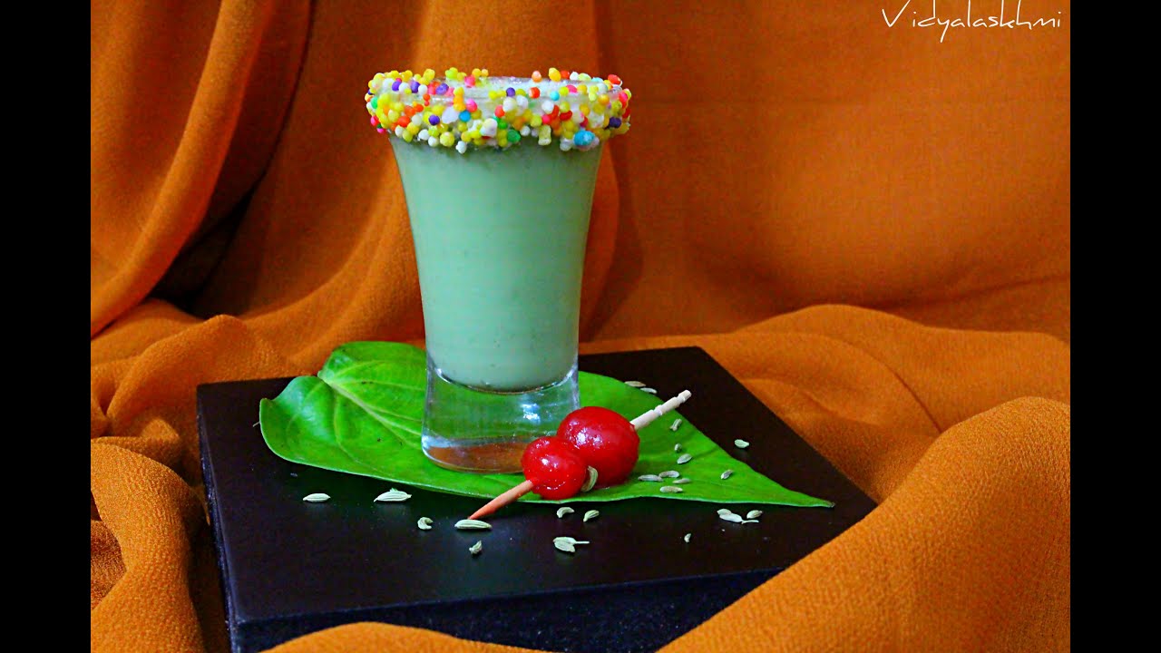 Paan Shot Non-alcohol Dessert Drink Recipe