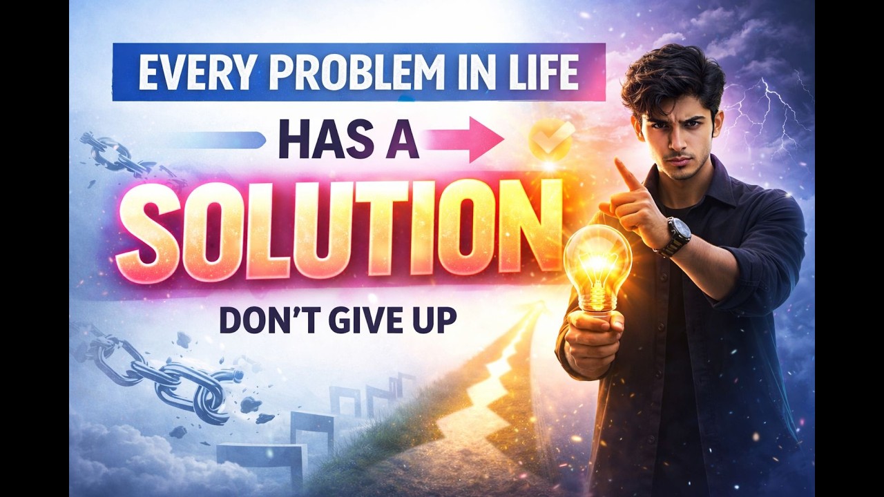 Every Problem In Life Has A Simple Solution (Change Your Thinking)