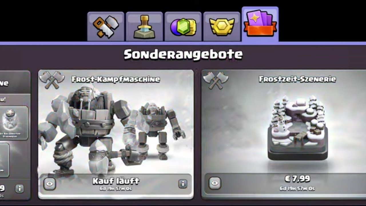 Clash of Clans - Ich kaufe mir Frost Kampf Maschine✅
