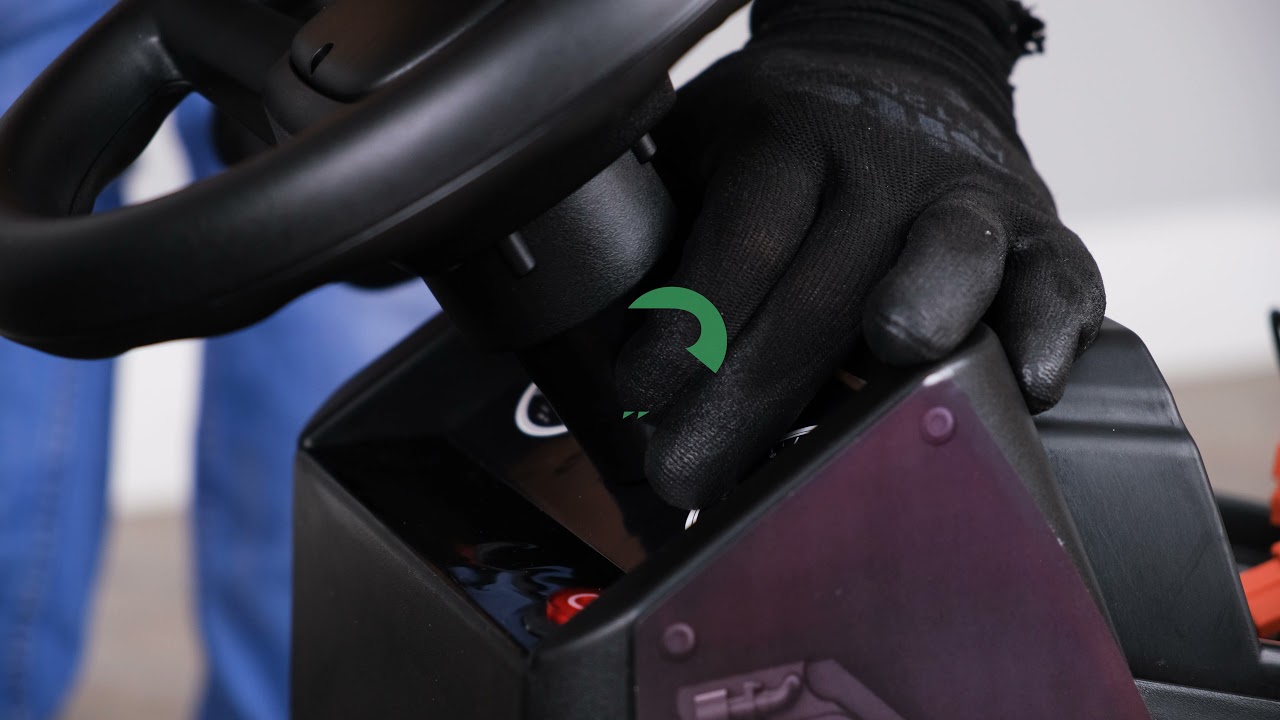 How To Attach the Steering Wheel On The JDX 2S&trade; Tractor