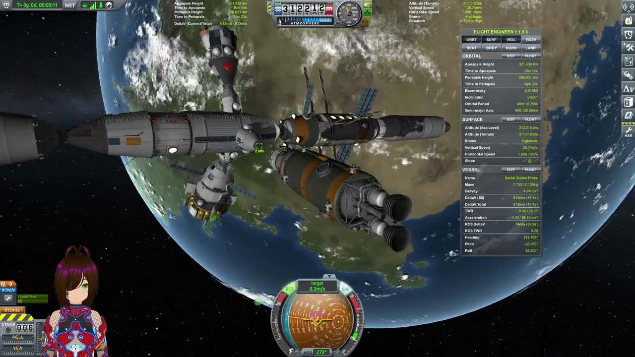 Kerbal Space Program #9 || A Journey to Mun and Minmus Continued...