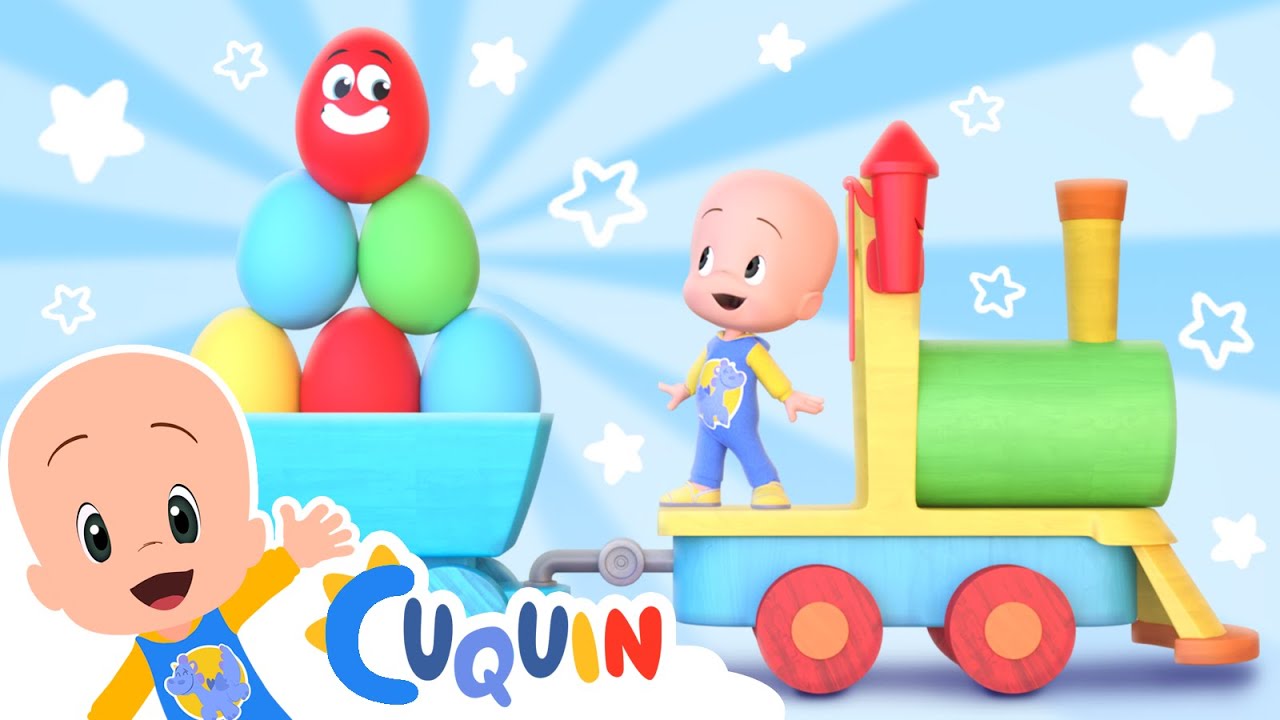 O trem das canções de Cuquin 🚂🎵 Desenhos animados para bebês
