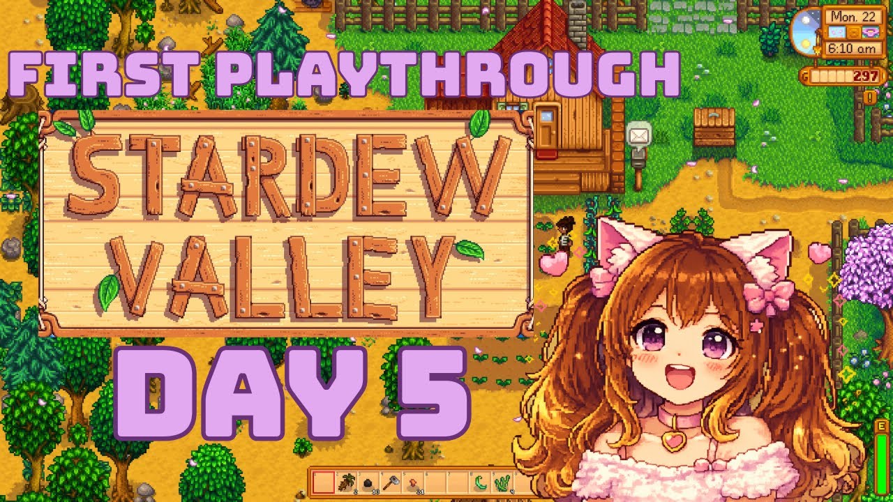 Learning to make Friends in STARDEW VALLEY Part 5