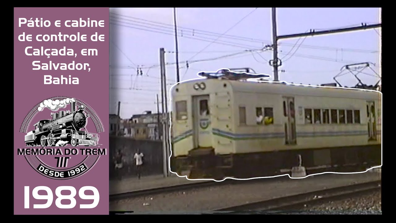 MT 0119 - Pátio e cabine de controle de Calçada, em Salvador, Bahia (1989)