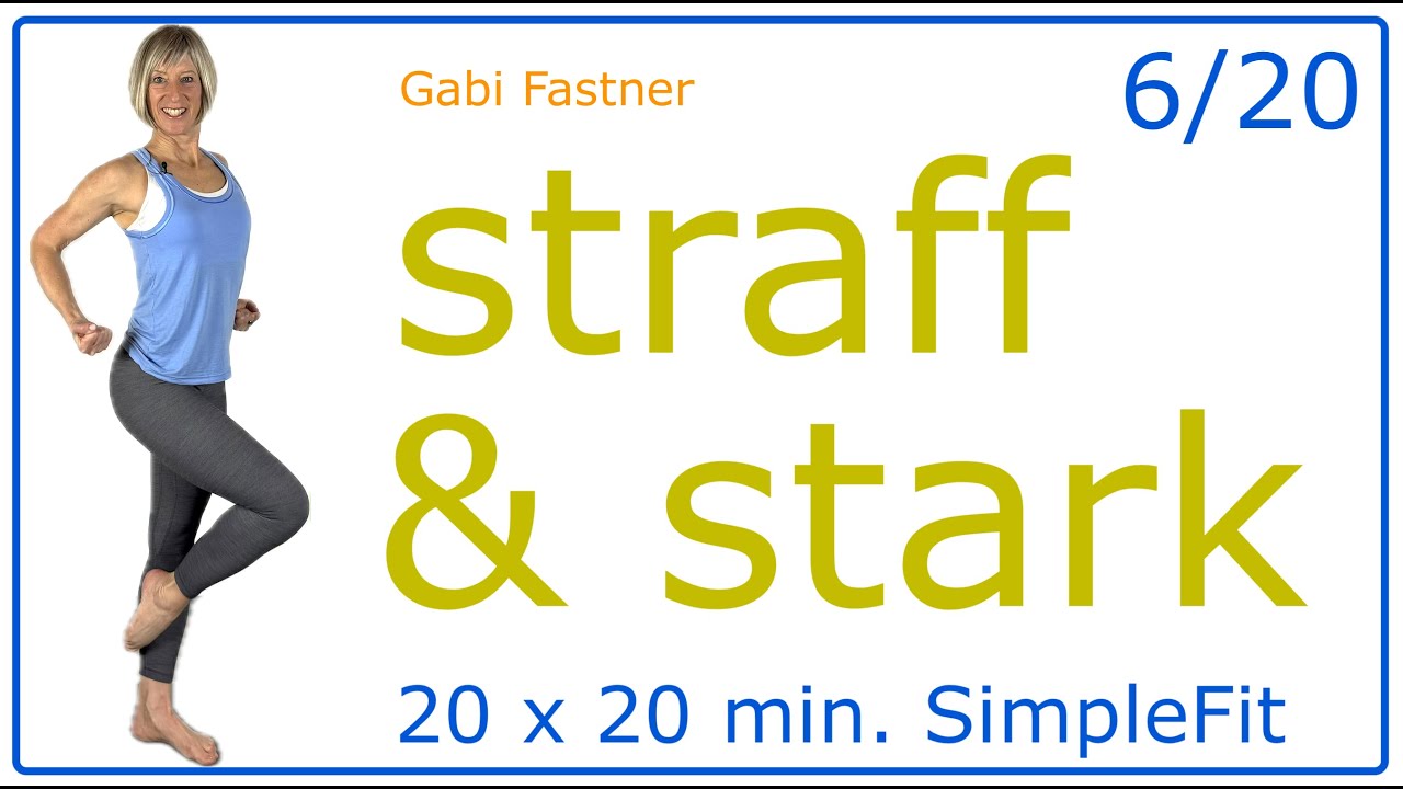 6/20🎈20 min. straff und stark | Ganzkörper - Figur - Workout, ohne Geräte
