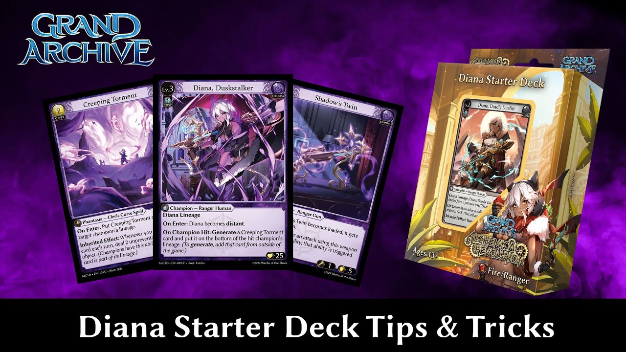 Diana Starter Deck Tips & Tricks Guide | Grand Archive TCG Alchemical Revolution