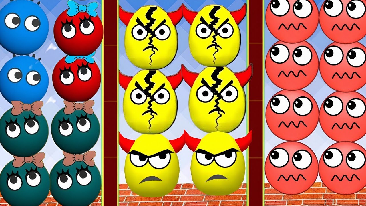 3×3 Challenge Gameplay 😂 DUMB VS SMART Hide Ball 🆚 Lucky Balls 🆚 Draw To smash Gameplay part 105