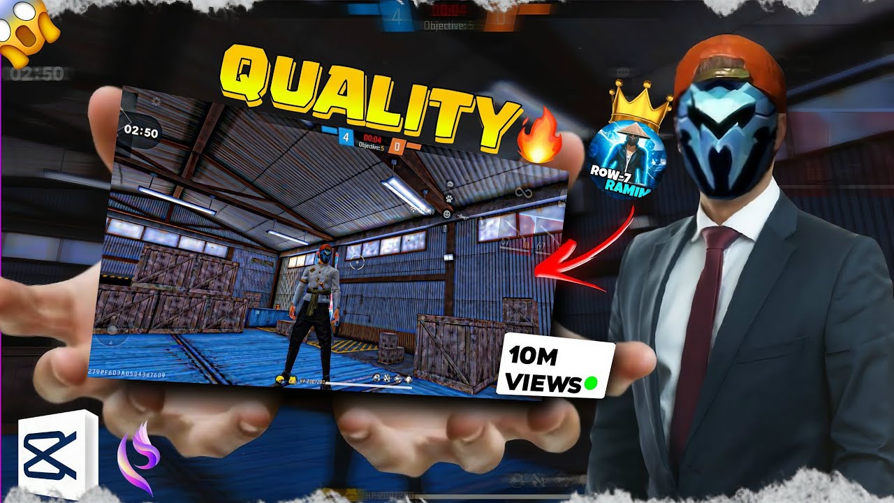 ANDROID📱HIGH QUALITY TUTORIAL 📈 IN [FreeFire] 4K QUALITY EDIT😱