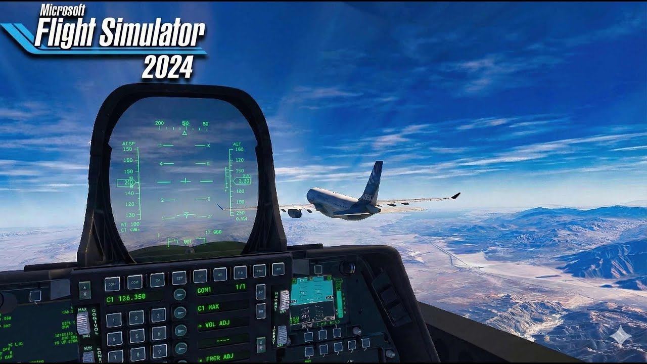 Перехват случайных игроков с помощью F-22 | MSFS 2024