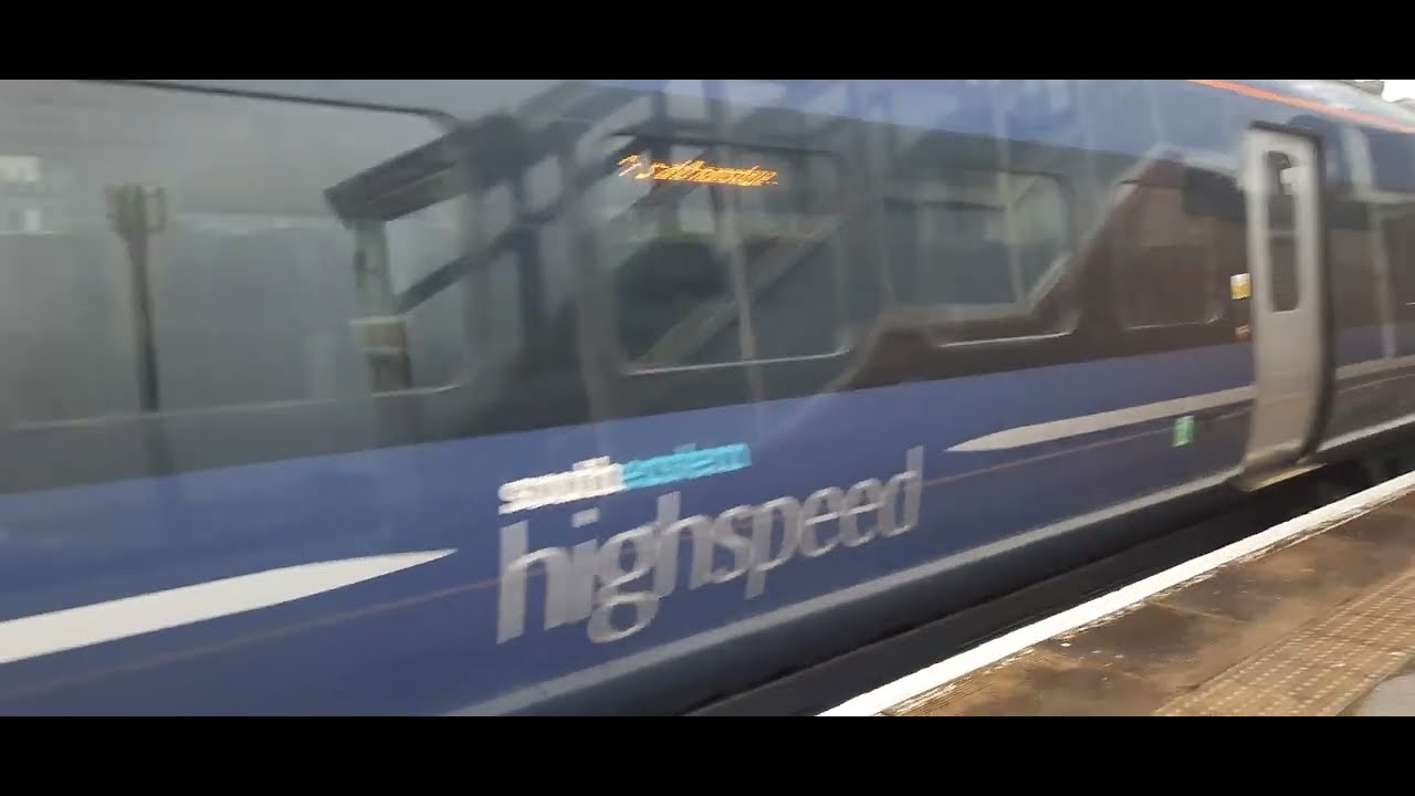 15/2/26 Southeastern High-speed 395 Ramsgate Service Sittingbourne Railway Station Sunday 