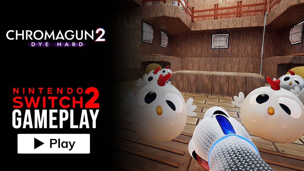 ChromaGun 2: Dye Hard - Nintendo Switch 2 Gameplay (4K)