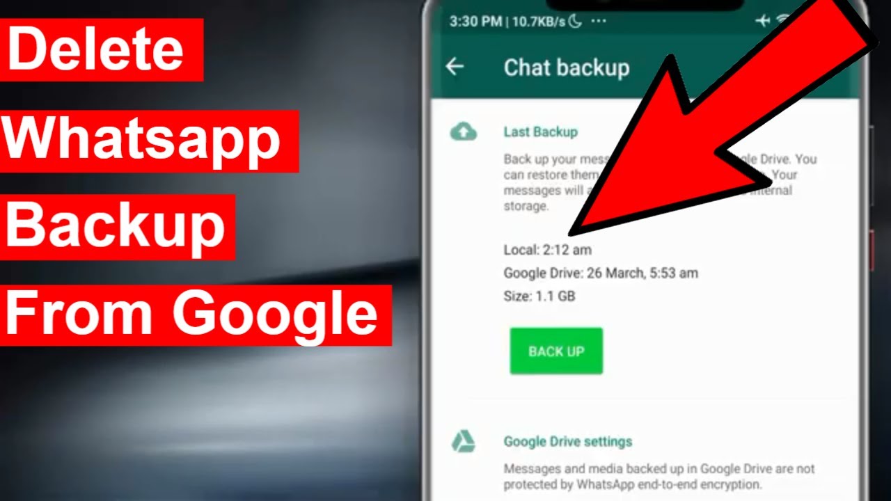 How to Delete Whatsapp Backup from gmail account