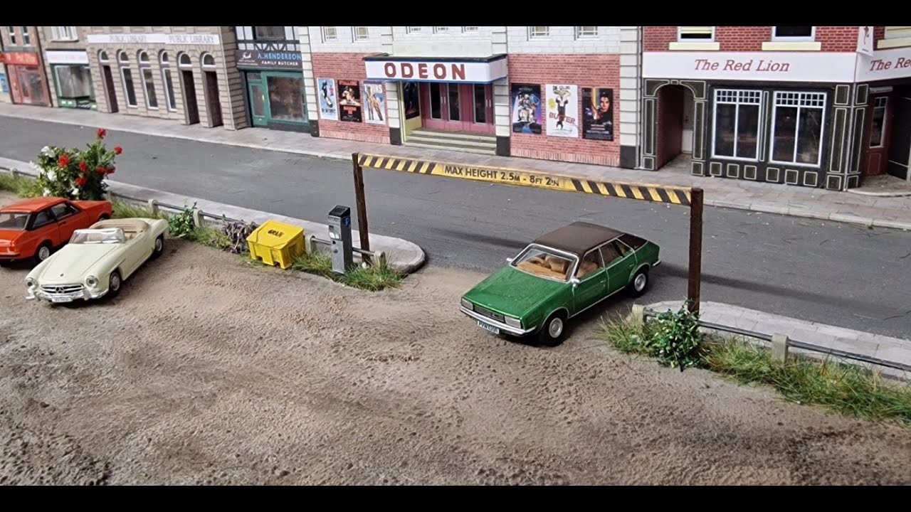 Building Station Road car park @ stockton junction 00 gauge railway
