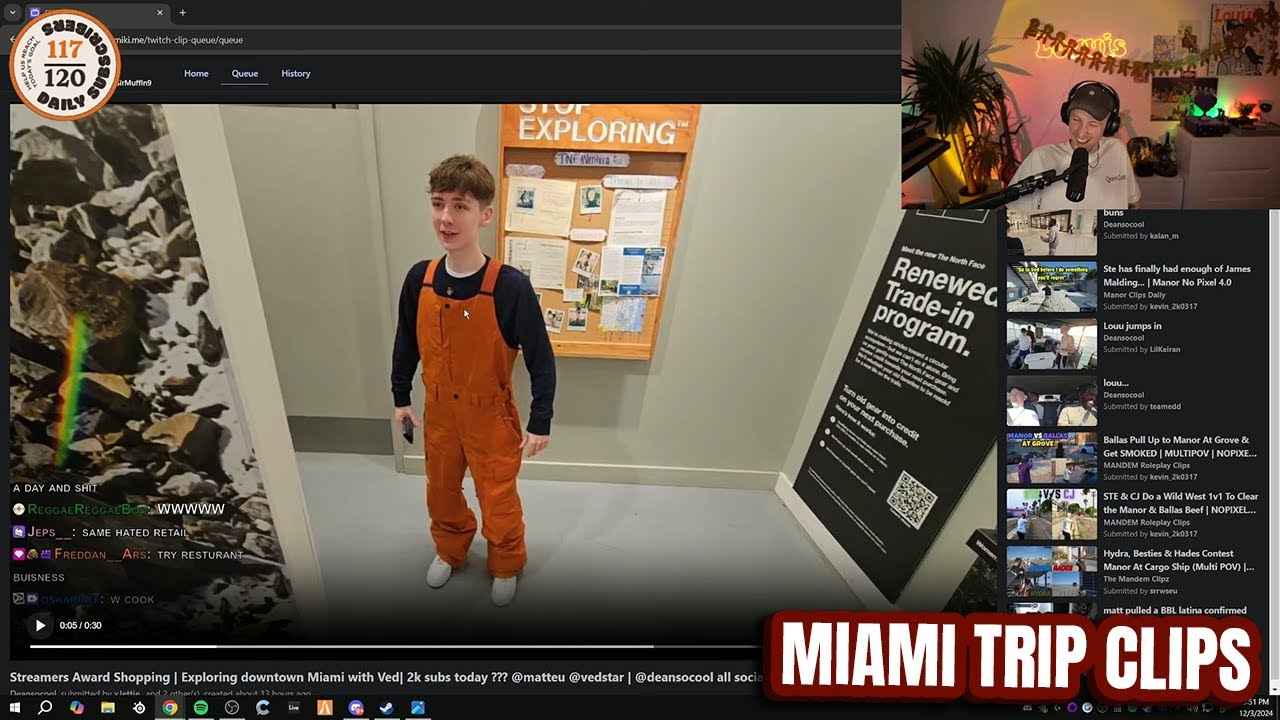 Louu Reacts to Clips And Tells Stories From Miami Trip | NoPixel 4.0 GTA RP