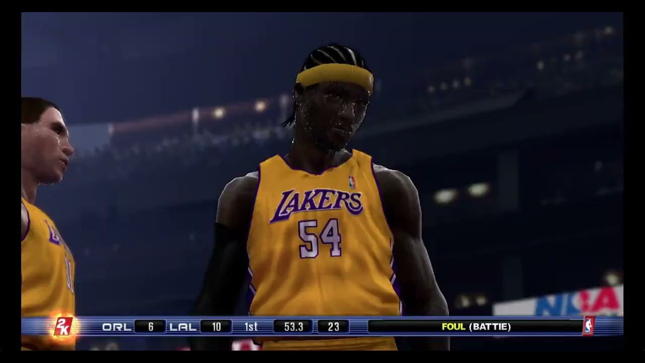 NBA 2k7 Lakers vs Magic (PS3)
