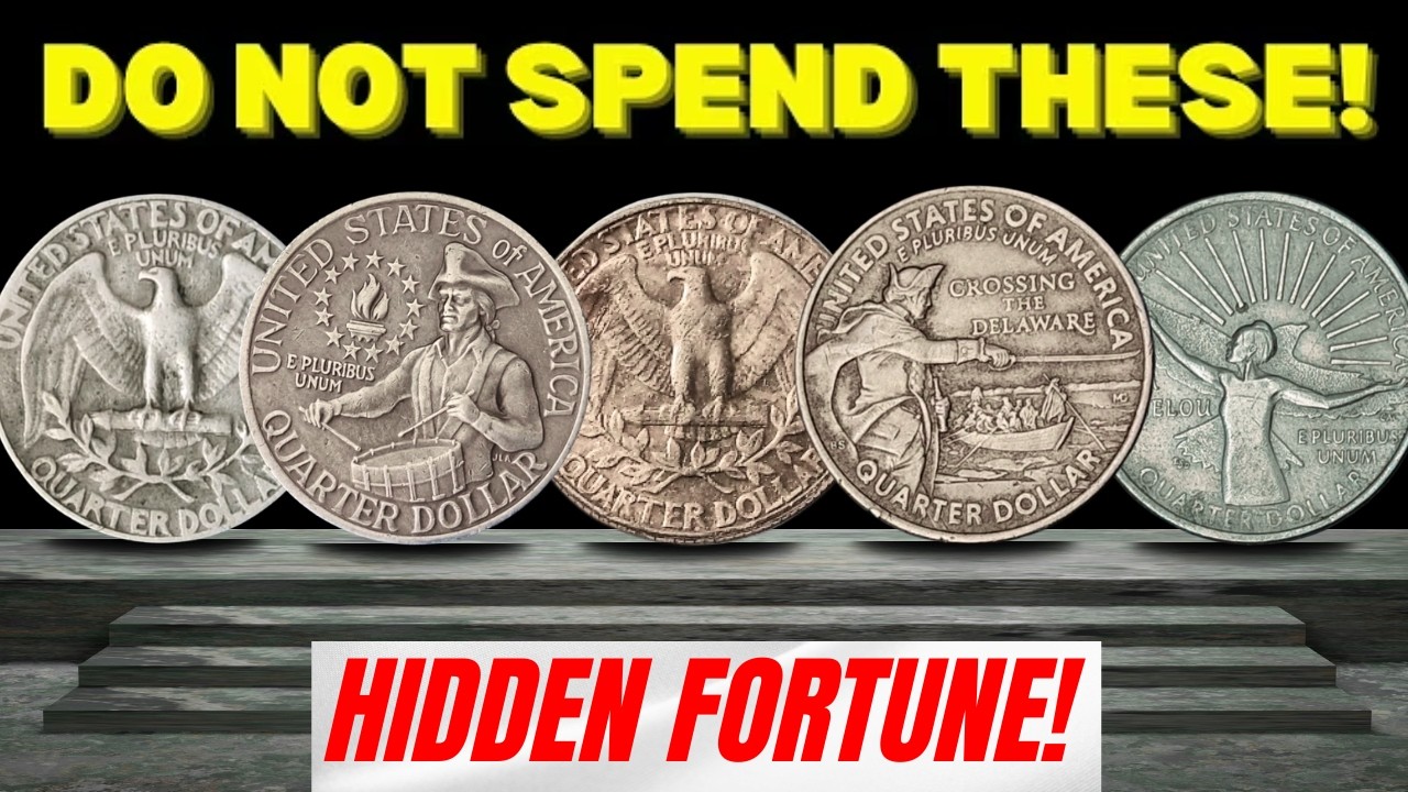 5 ULTRA-RARE WASHINGTON QUARTERS WORTH BIG MONEY | DO YOU HAVE ONE ?