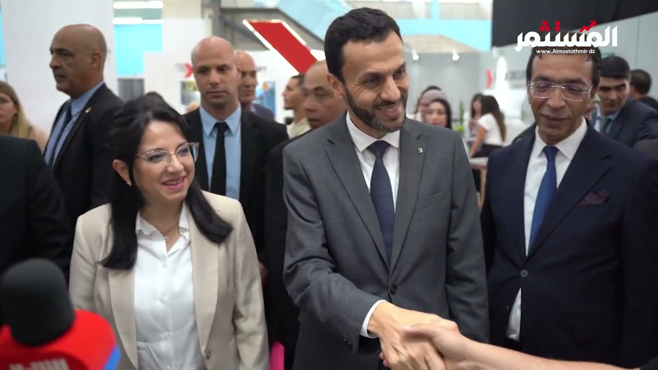 اشراف وزيرة التجارة الداخلية وضبط السوق الوطنية السيدة آمال عبد اللطيف على افتتاح معرض اكسل