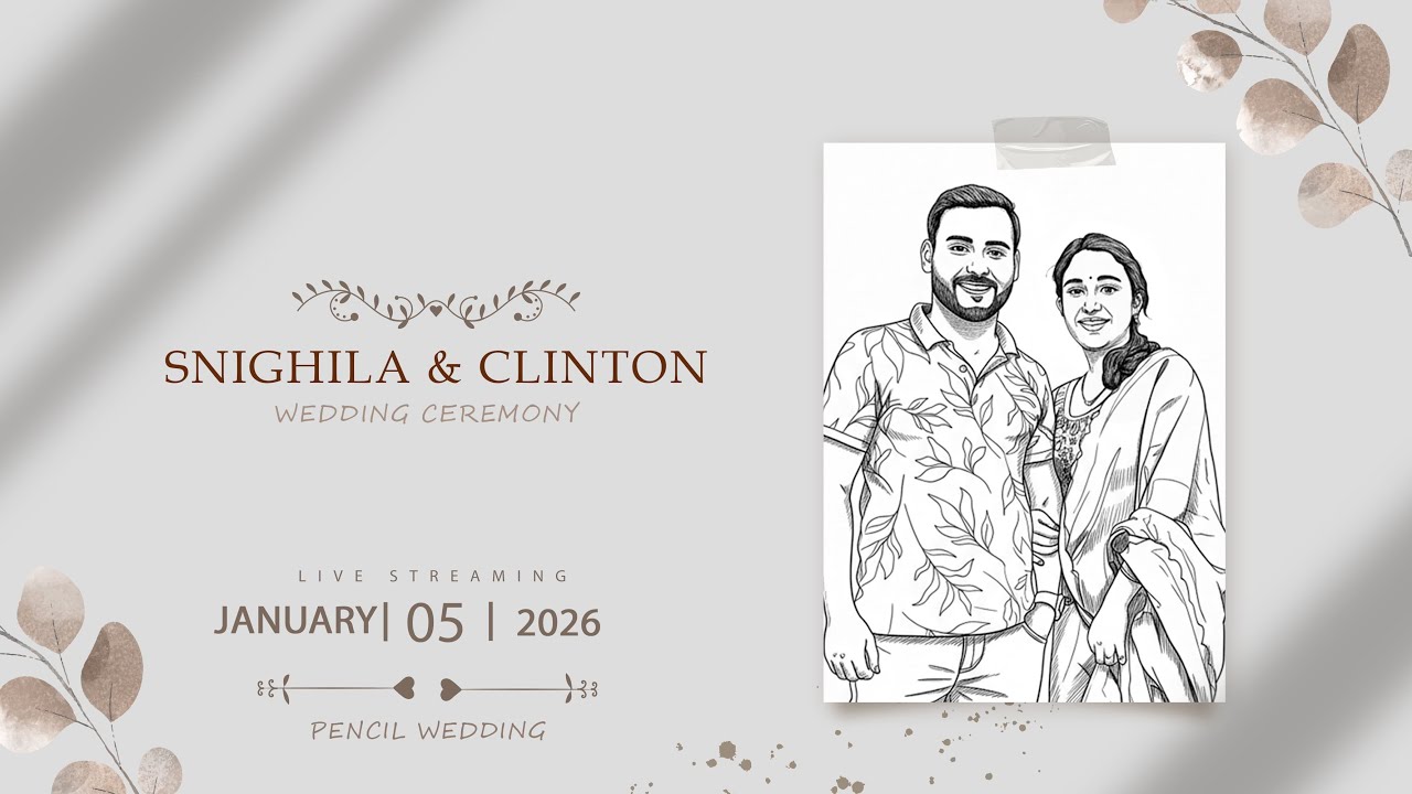 Betrothal Ceremony of Snighila & Clinton | Pencil Wedding