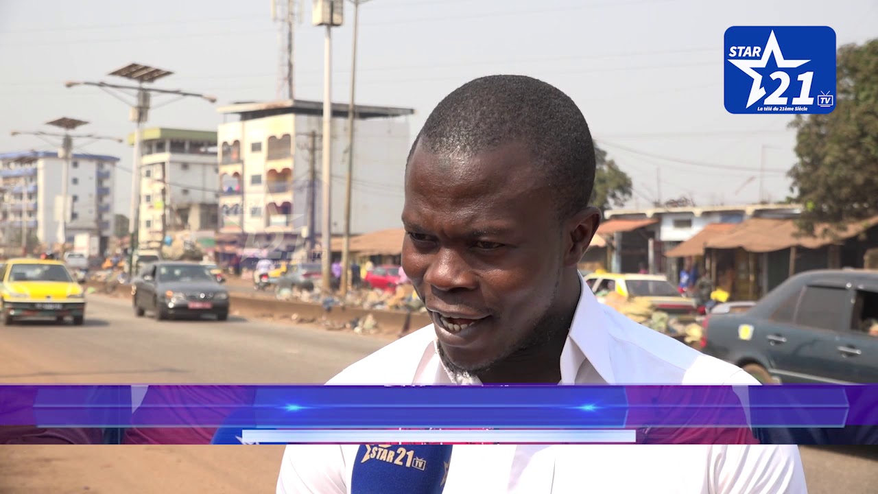GUINEE / ASSAINISSEMENT : les ordures envahissent la chauss&eacute;e &agrave; Enco5