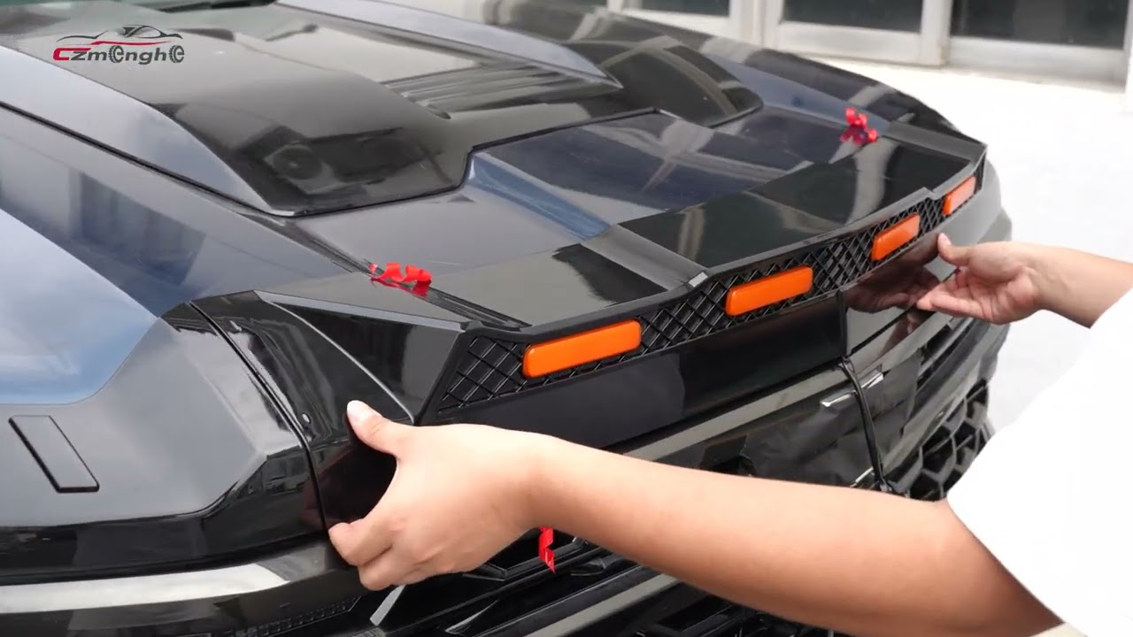 How to Install Hood Protector with LED Light Compatible with 2019-2025 Chevy Silverado 1500
