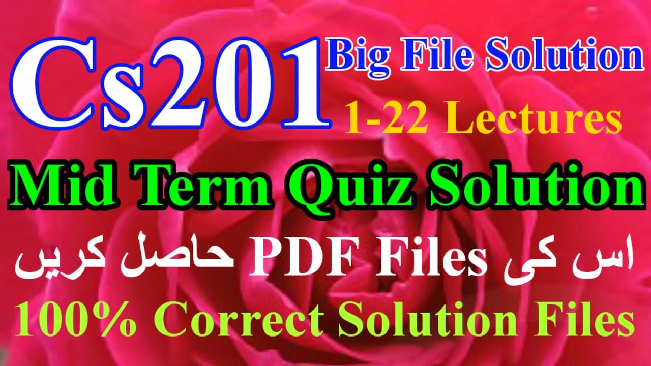 cs201 midterm preparation 2022 | #cs201Quiz @mn hero boss