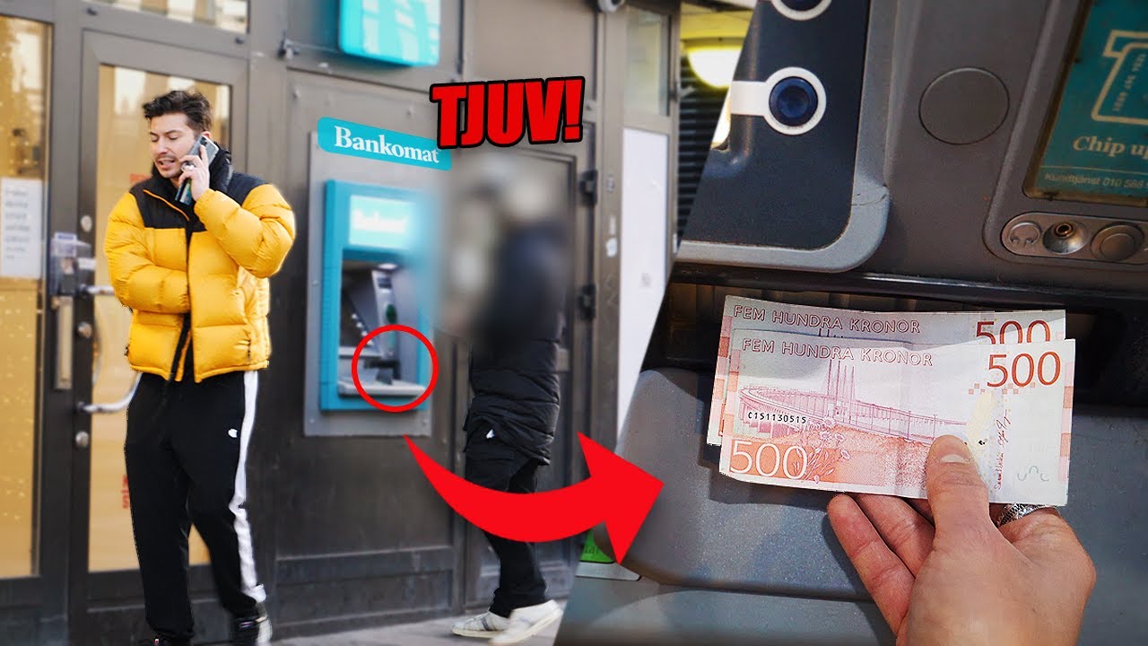 LÄMNAR 1000kr I BANKOMATEN (Experiment går snett)
