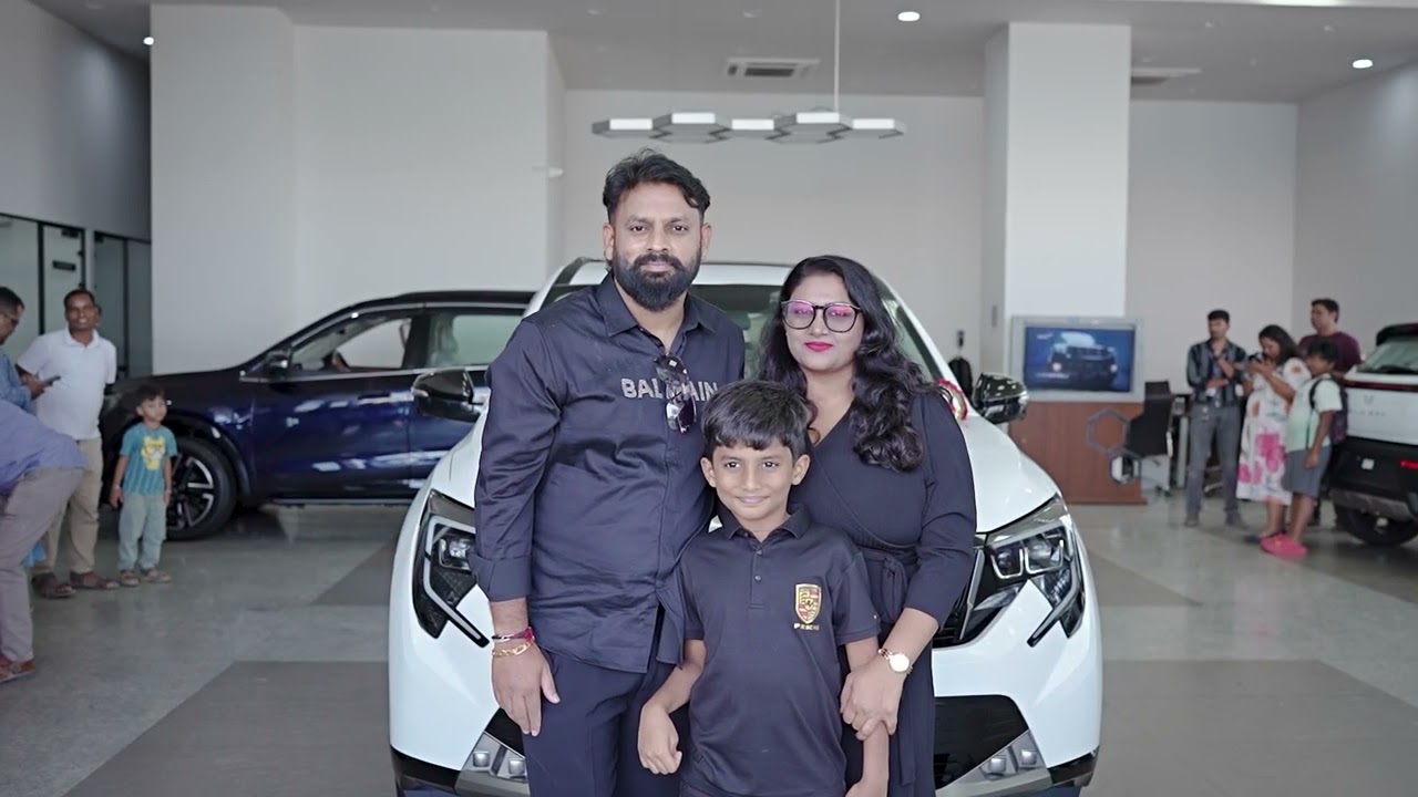 Xuv7XO new car delivery#Mahindra