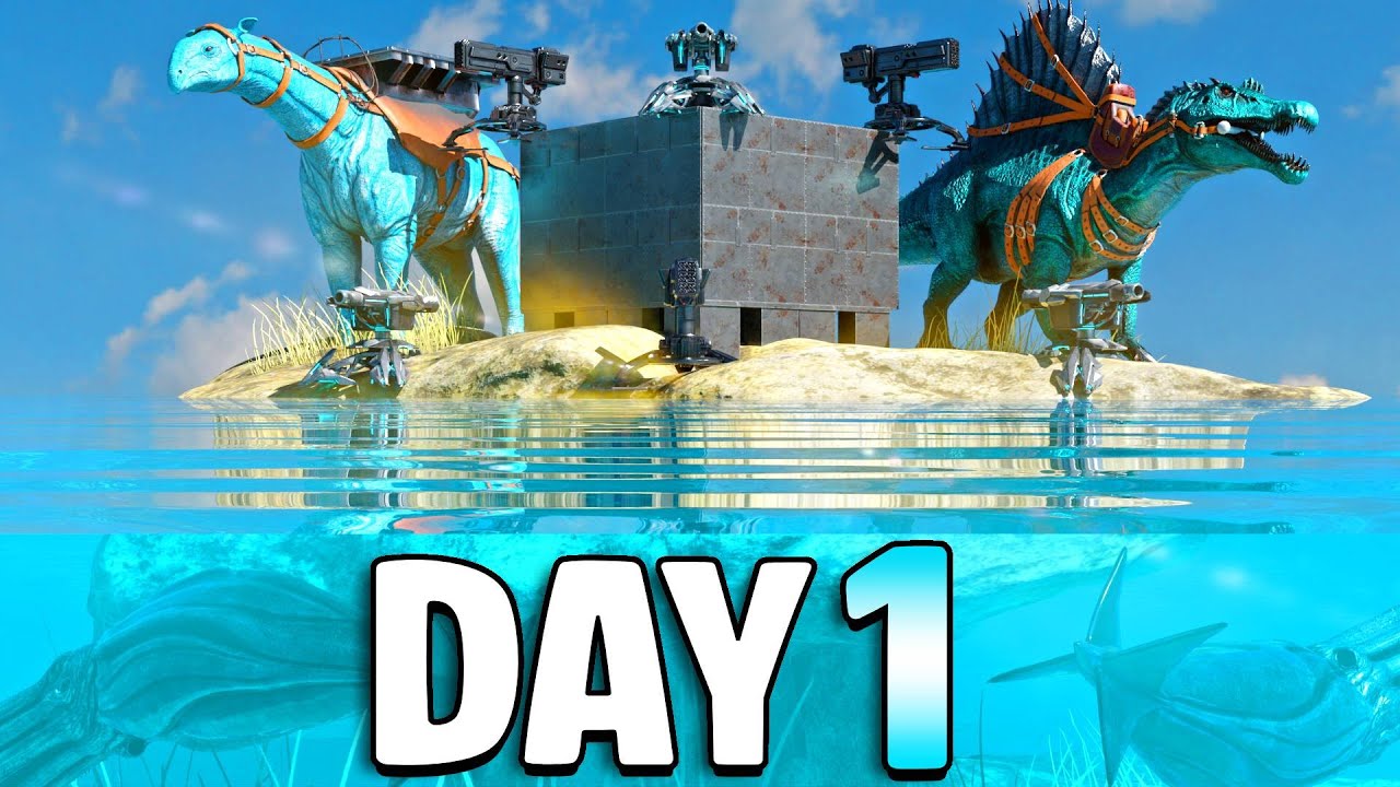 How A 32,343 Hour SQUAD Progresses Through The Early Game - Ark PvP
