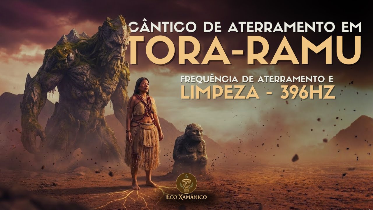 CÂNTICO DE ATERRAMENTO EM TORA-RAMU - Frequência de Aterramento e Limpeza Espiritual - 396Hz