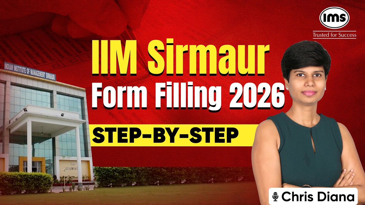 IIM Sirmaur 2026 Form Filling Guidelines | Step-by-Steo ft. Chris Diana