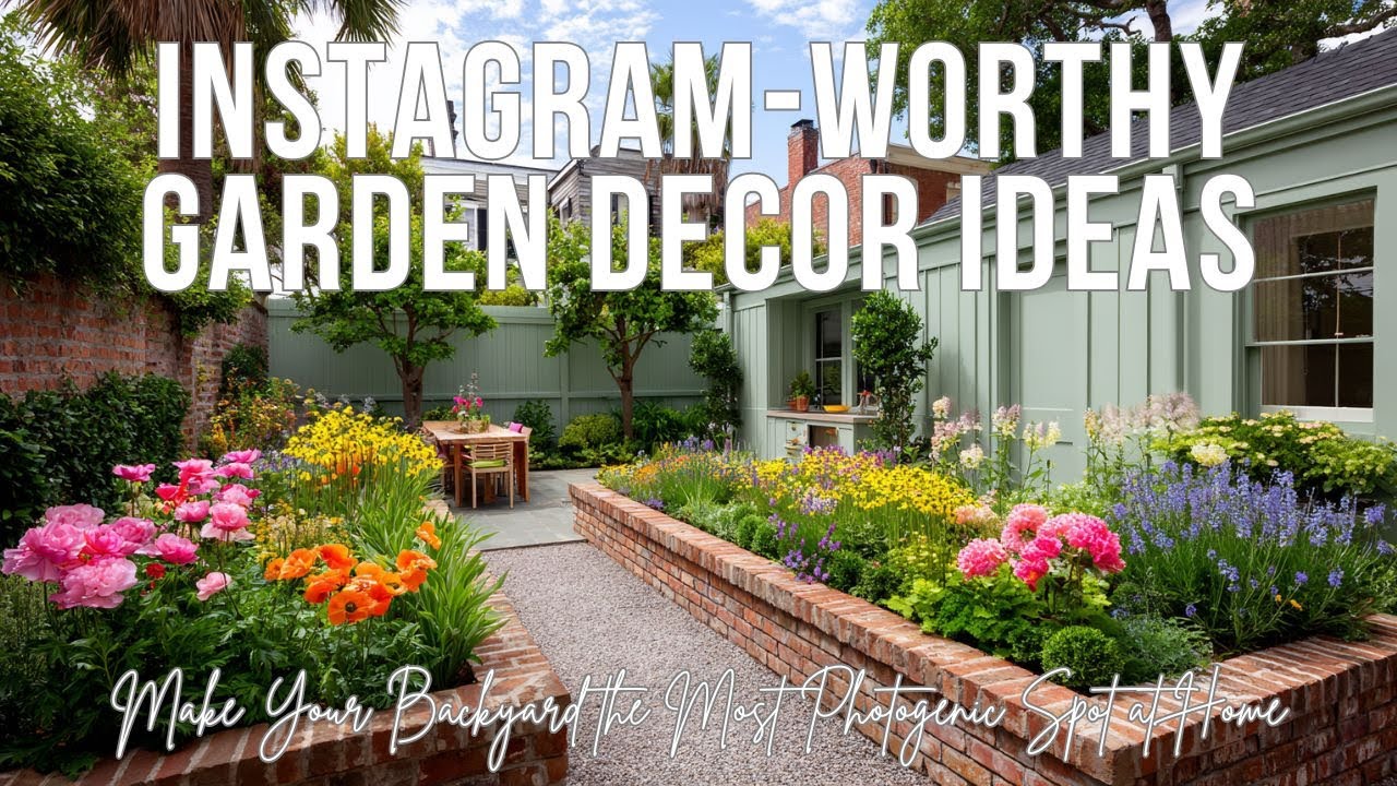 Instagram-Worthy Garden Decor Ideas | Make Your Backyard the Most Photogenic Spot at Home