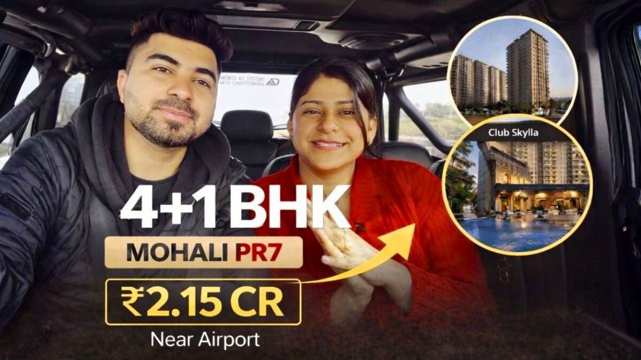 ₹2.15 Cr Luxury Apartments in Zirakpur | Uptown Skylla