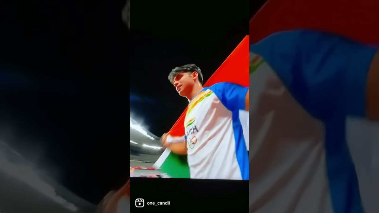 Neeraj chopra gold medal winning moment