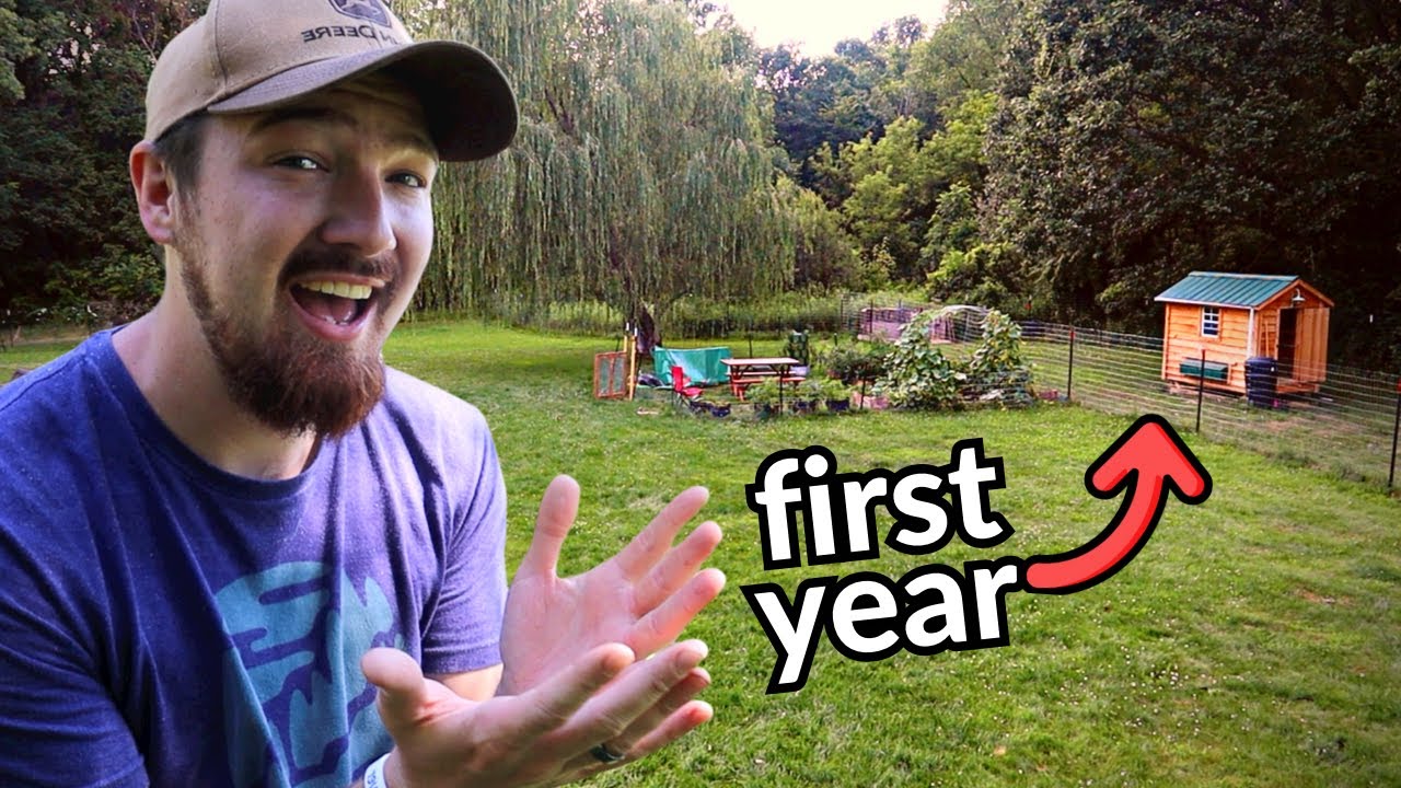 Everything We Did In Our First Year on a 2.5 ACRE HOMESTEAD