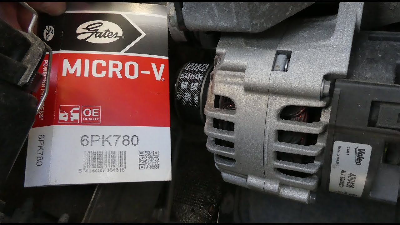 How to replace the alternator belt 1.9SDI VW engine