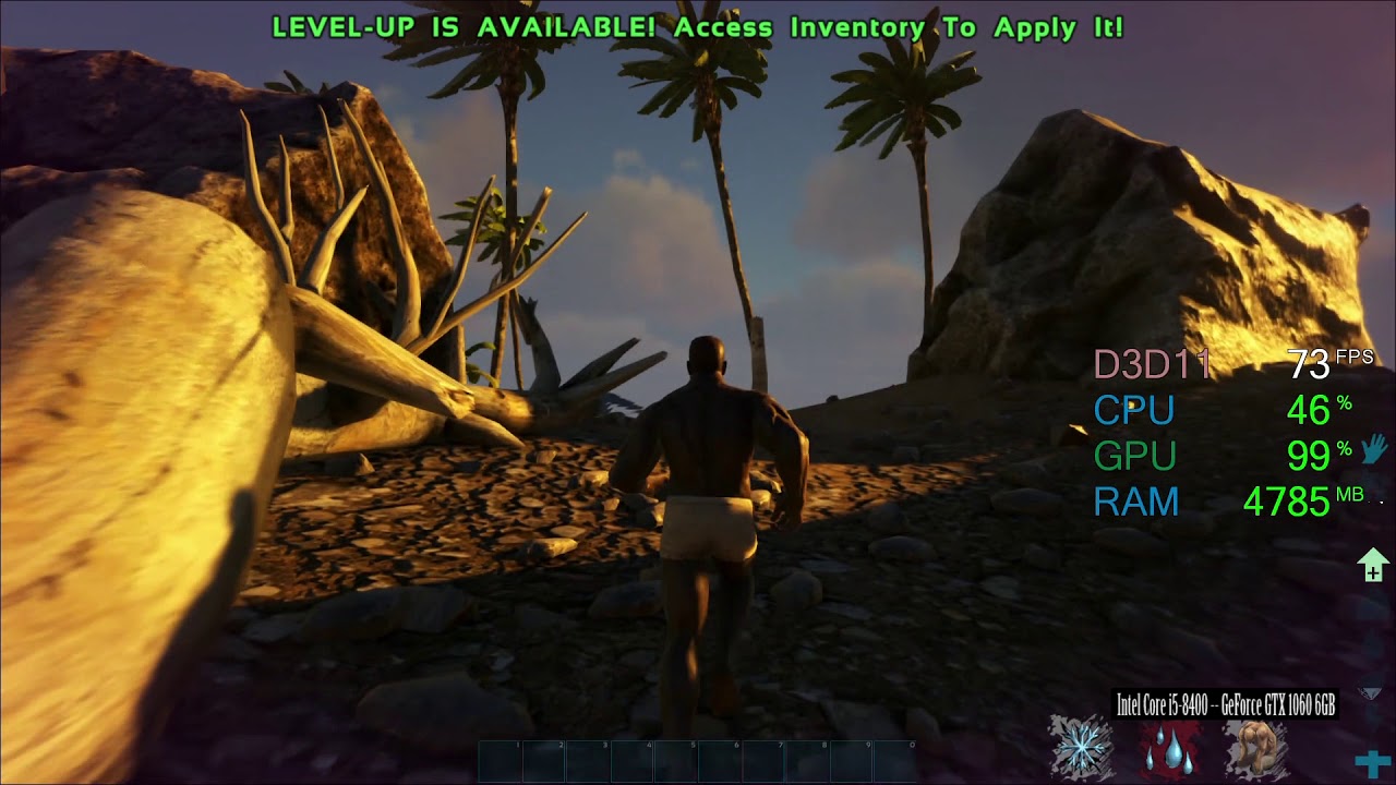 GeForce GTX 1060 6GB -- Intel Core i5-8400 -- ARK Survival Evolved FPS Test