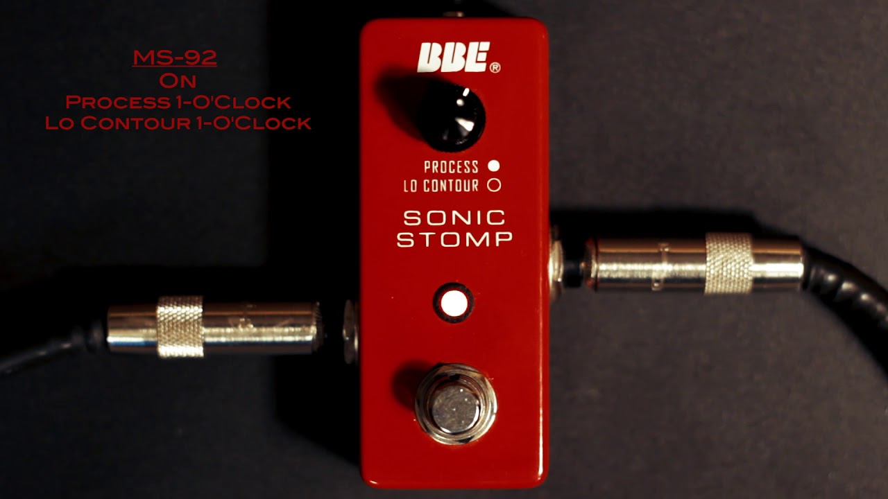Sonic Stomp mini MS-92:  Bass Demo