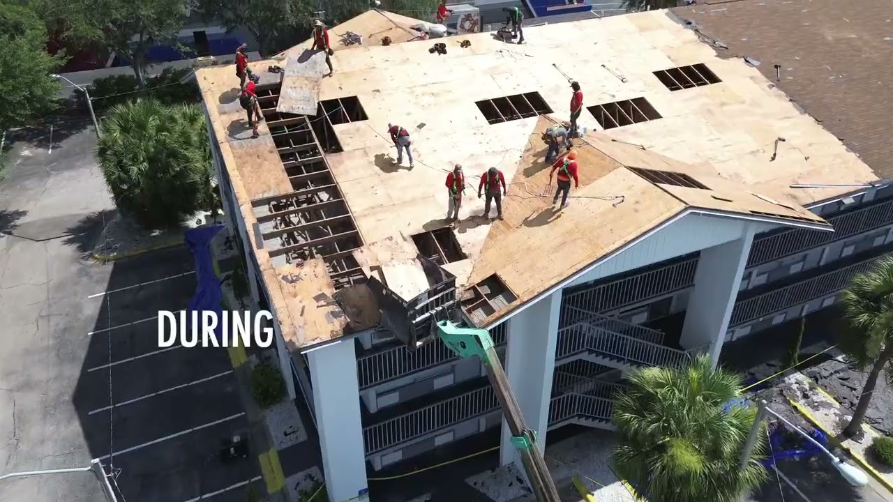 AMAZING BEFORE & AFTER | 144-Door Kissimmee Hotel Roof Completed in 10 Days | FINAL EPISODE
