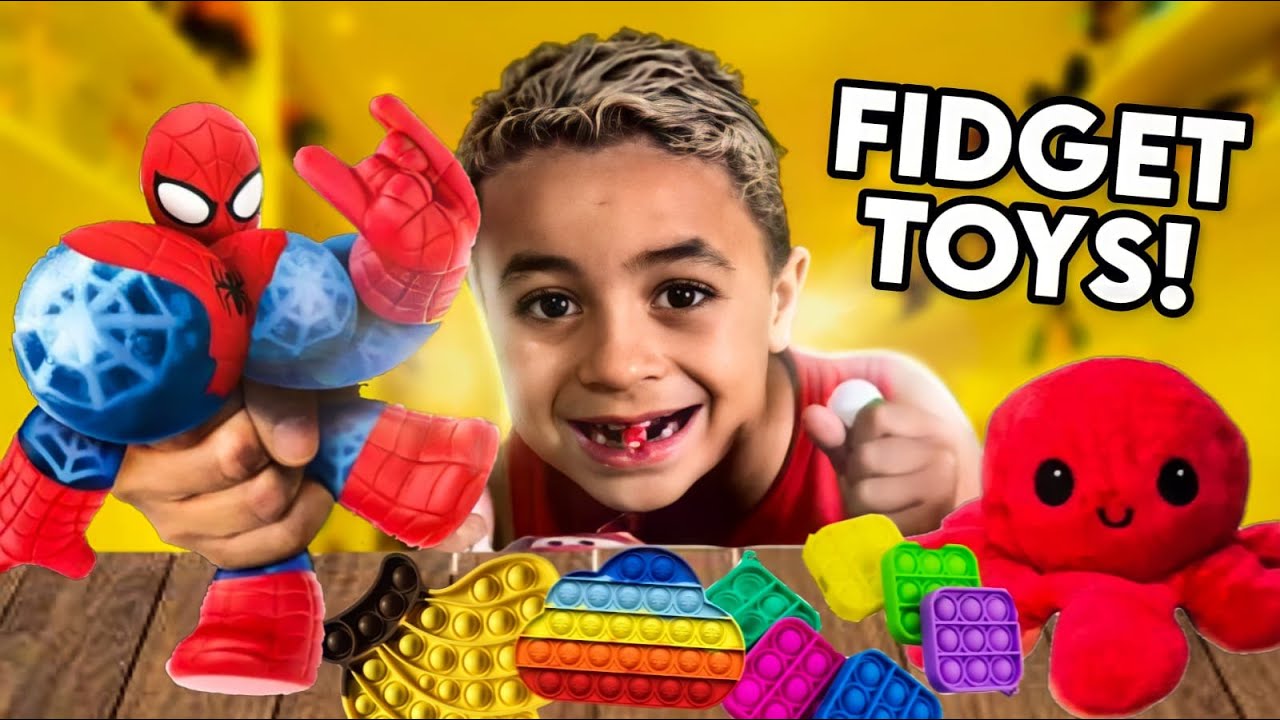TESTANDO MEUS FIDGET TOYS NOVOS