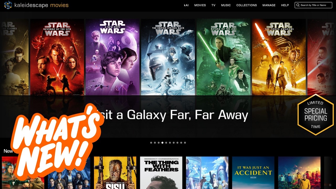 Выход фильма «Running Man» и продажи Star Wars | Что нового в Kaleidescape на 16 декабря 2025 года