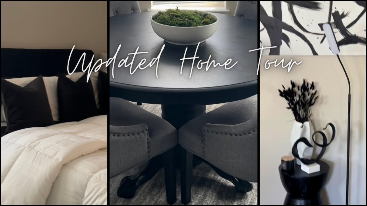 UPDATED HOME TOUR | BLACK AND WHITE | AESTHETIC DECOR