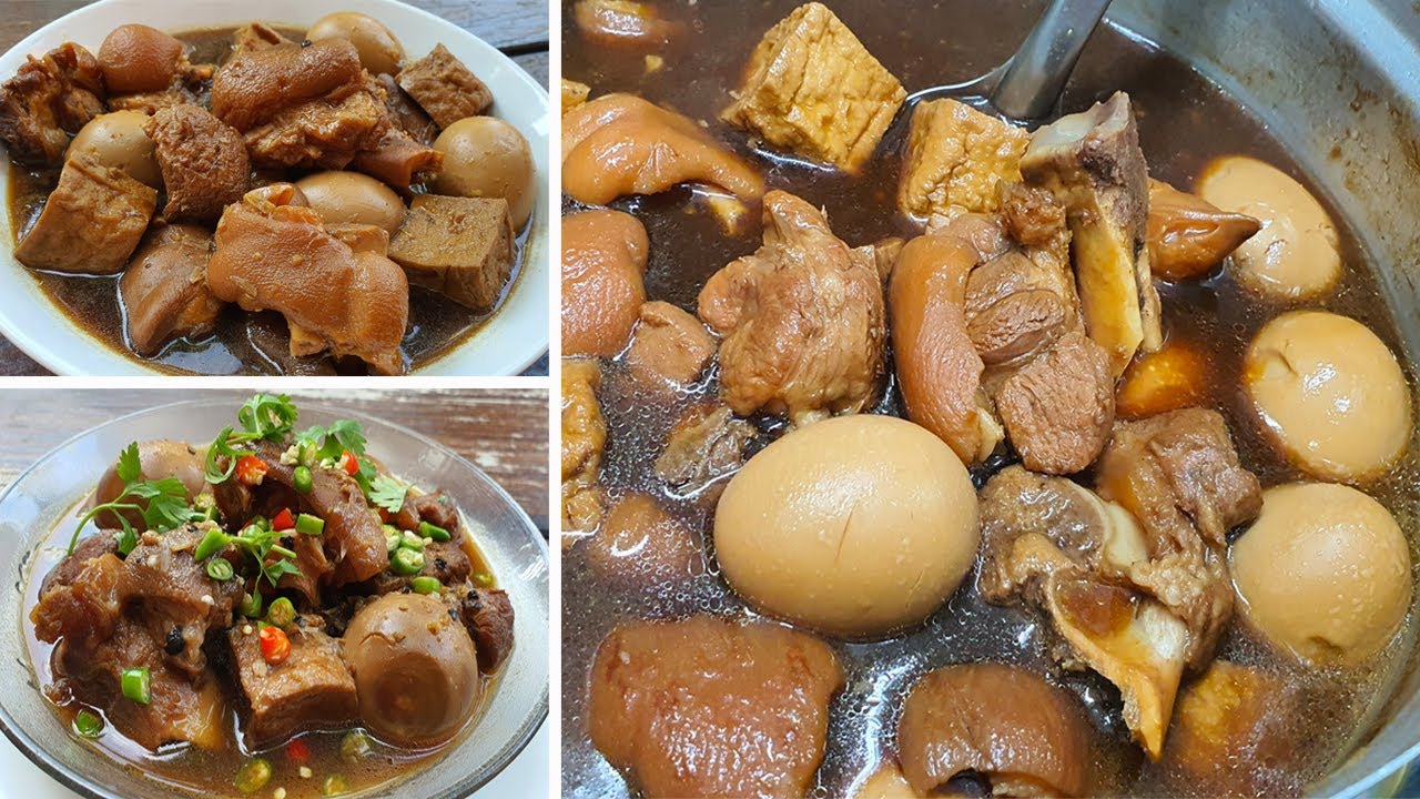 พะโล้ขาหมู สูตรโบราณ เครื่องพะโล้ต้องหลบ แถม!!!พะโล้ถ้วยใหม่ให้กลับมาแซ่บถึงทรวง Palo Thai