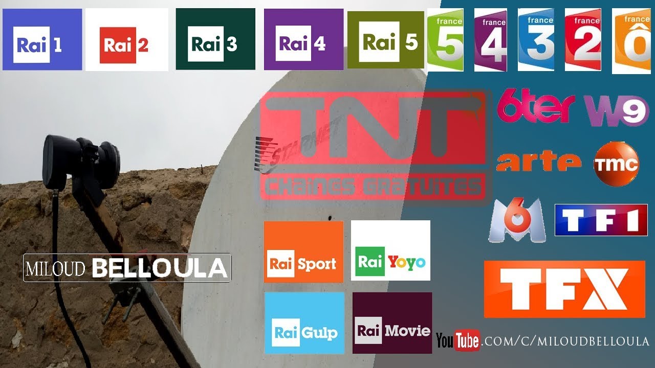 إستقبال Eutelsat 5W مع ضبط الاقط  لرفع إشارة قنوات TNT