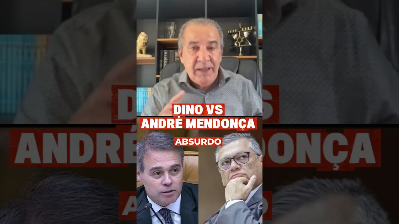 ABSURDO de Fl&aacute;vio Dino passando por cima de Andr&eacute; Mendon&ccedil;a, A CORTE VAI RUIR