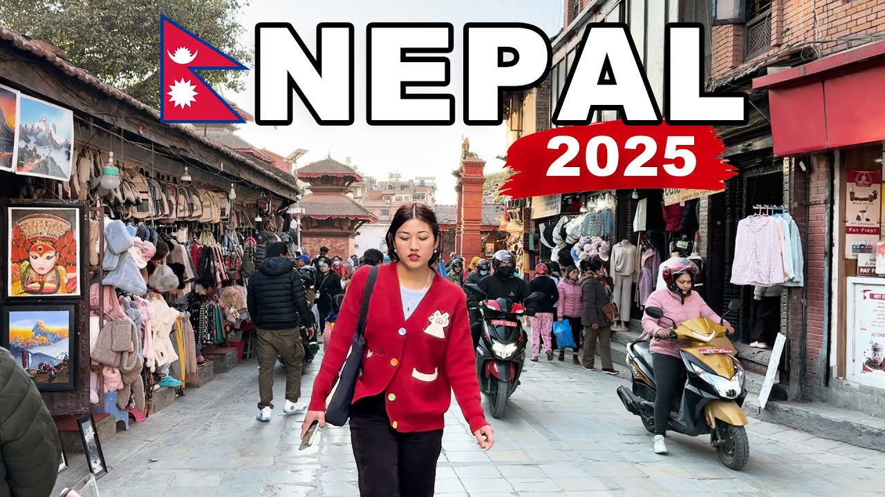 Nepal - Too Beautiful Places and Girls😍 | Full City Tour Video* | Kathmandu - The Capital City.