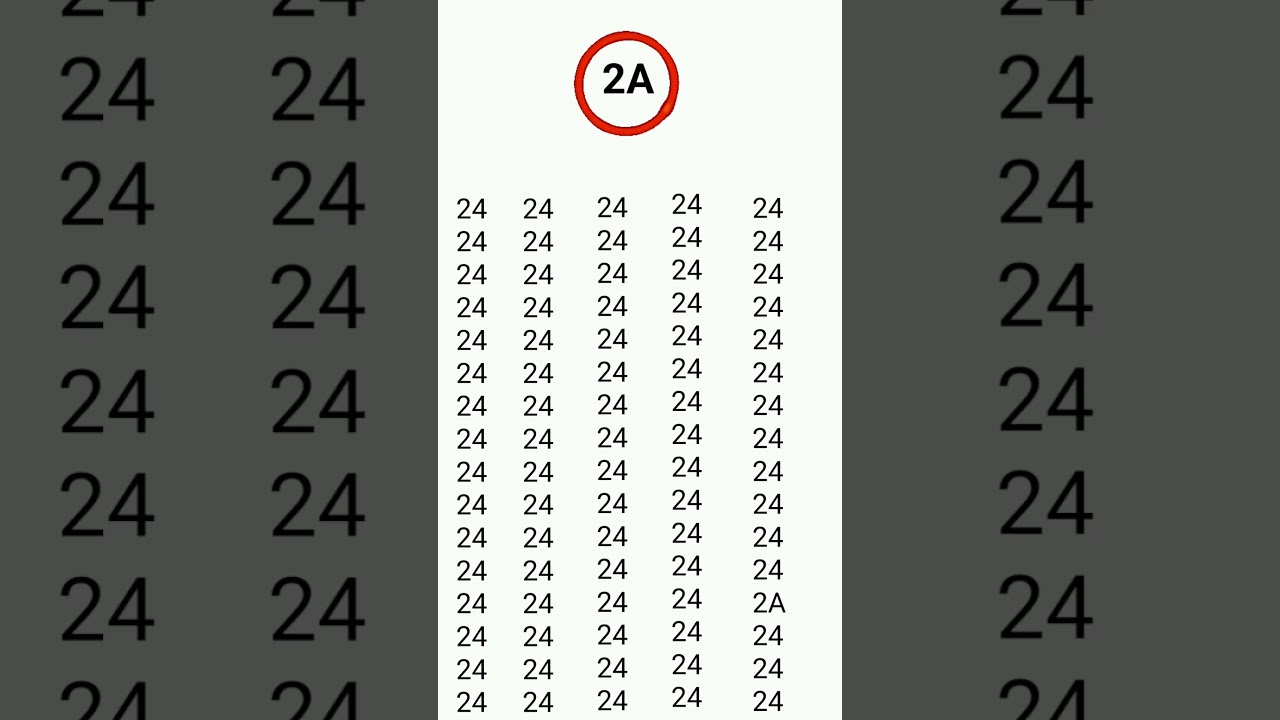 subscribe when you spot 2A. #braintest #quiz #shorts #shortvideo #shortsviral