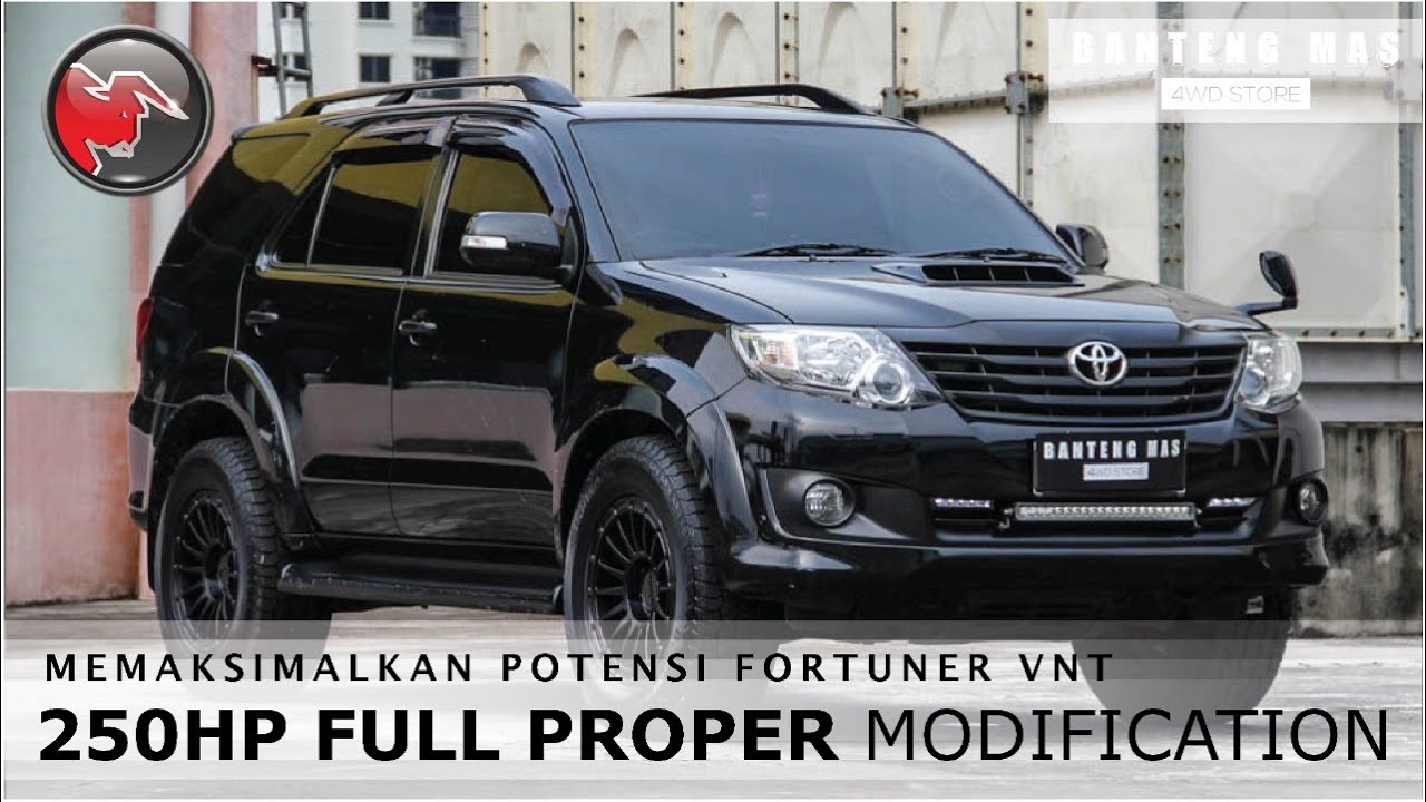 MEMAKSIMALKAN POTENSI FORTUNER VNT 250HP FULL PROPER MODIFICATION (METHOD, GREDDY, BRAID, RUNSTOP)