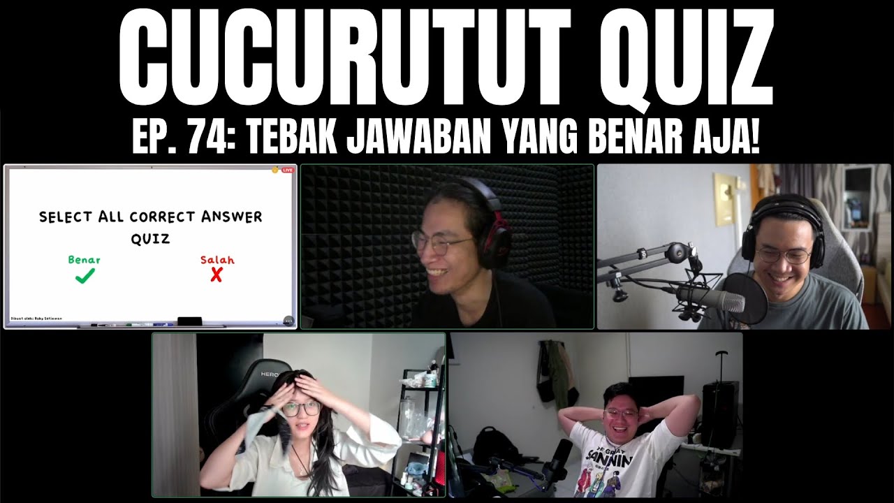COBA IKUTAN TEBAK JAWABAN YANG BENAR DAH! - Cucurutut Quiz #74