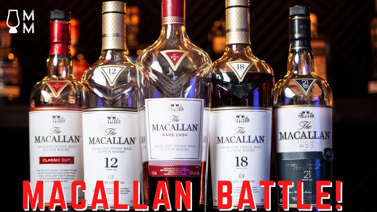The BEST Macallan Is… Macallan 12 vs 18 vs Rare Cask vs 21 & Classic Cut | $70-$1,700!